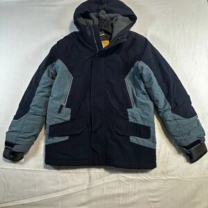 Lands End Kids Squall Snow Jacket Boys Girls Waterproof Windproof Size M 10 12